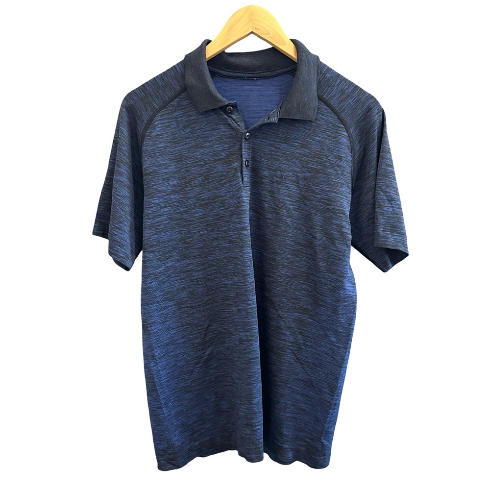 Lululemon Athletica Men’s Polo Shirt Casual Navy Blue